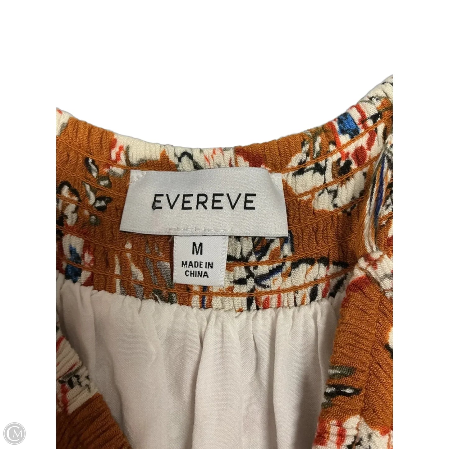 Top Sleeveless By Evereve In Orange, Size: M