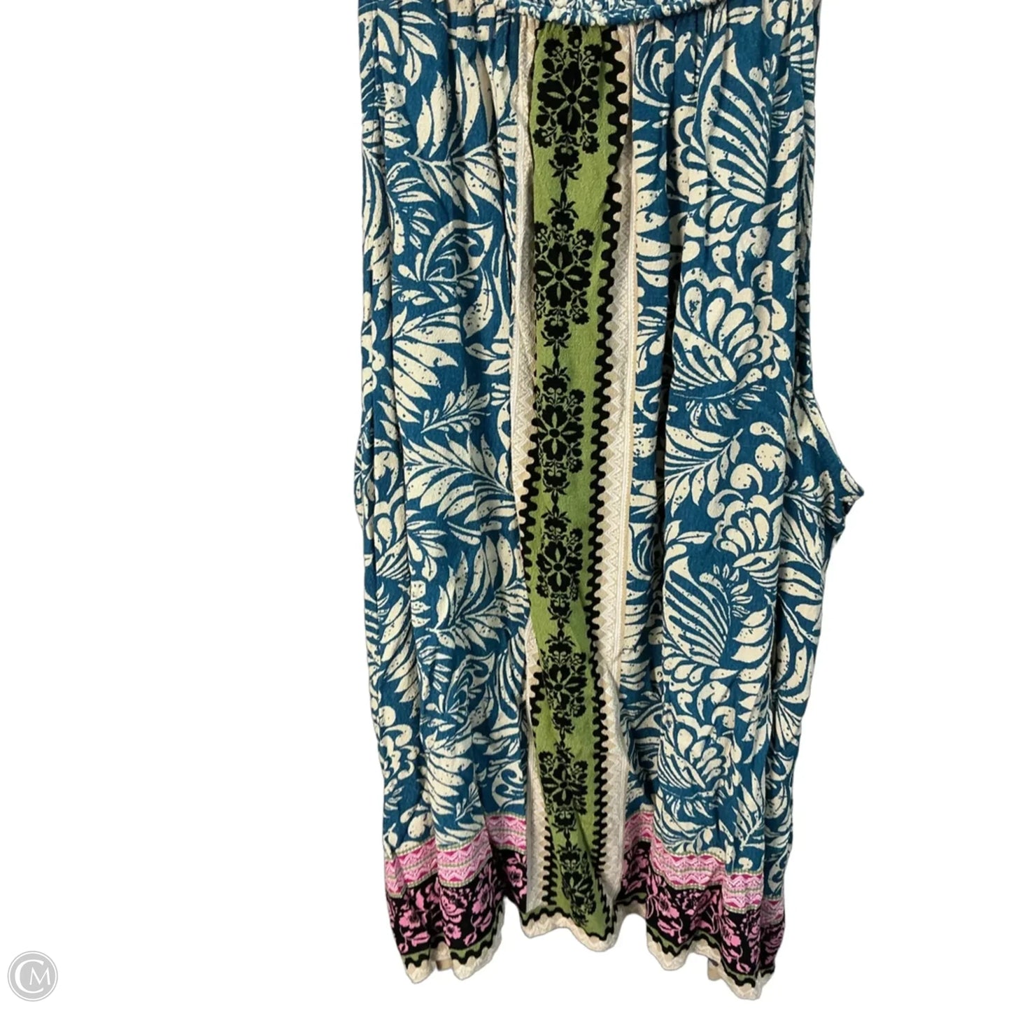 Top Sleeveless By Loft In Blue, Size: L