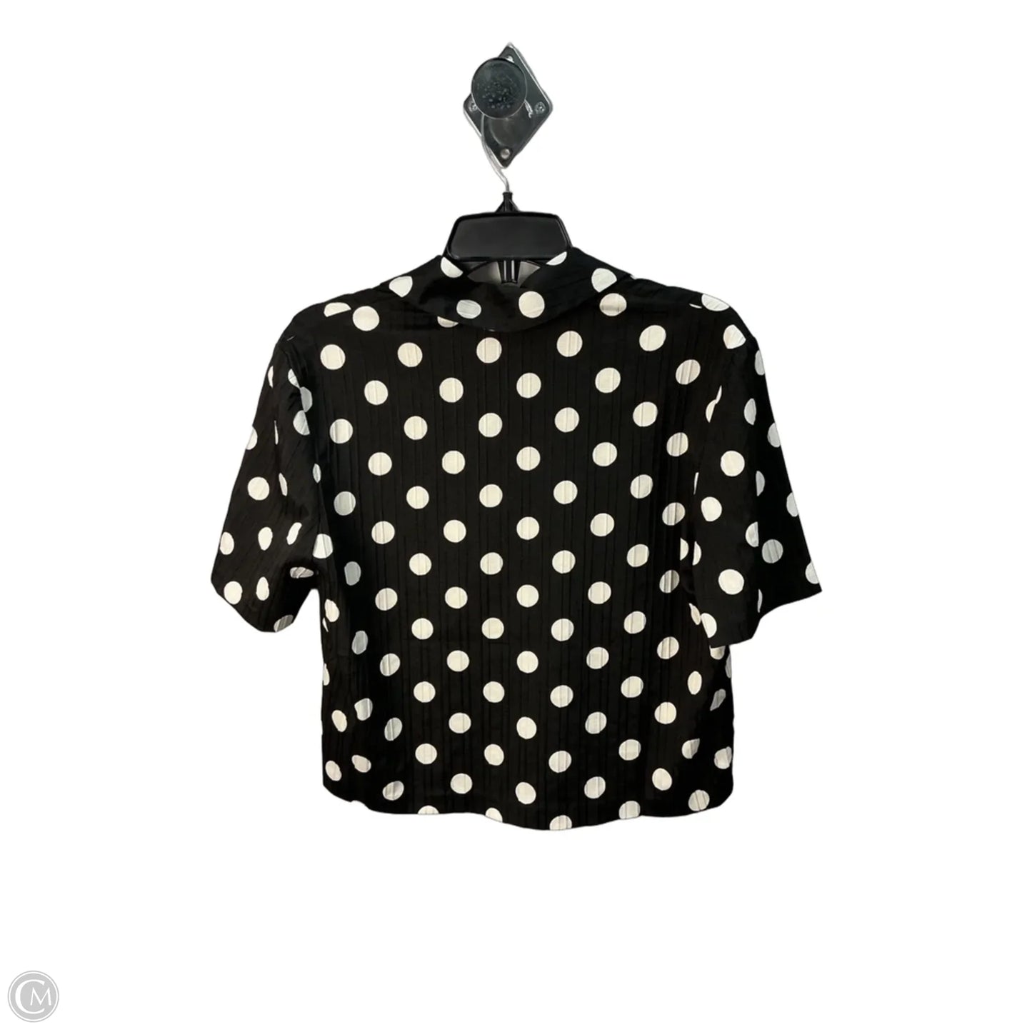 Top Short Sleeve By English Factory In Polkadot Pattern, Size: S