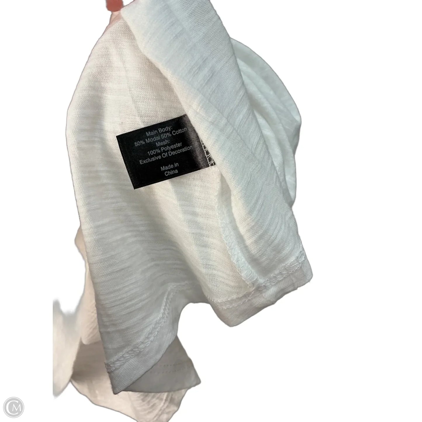 Top Sleeveless By Lane Bryant In White, Size: 18