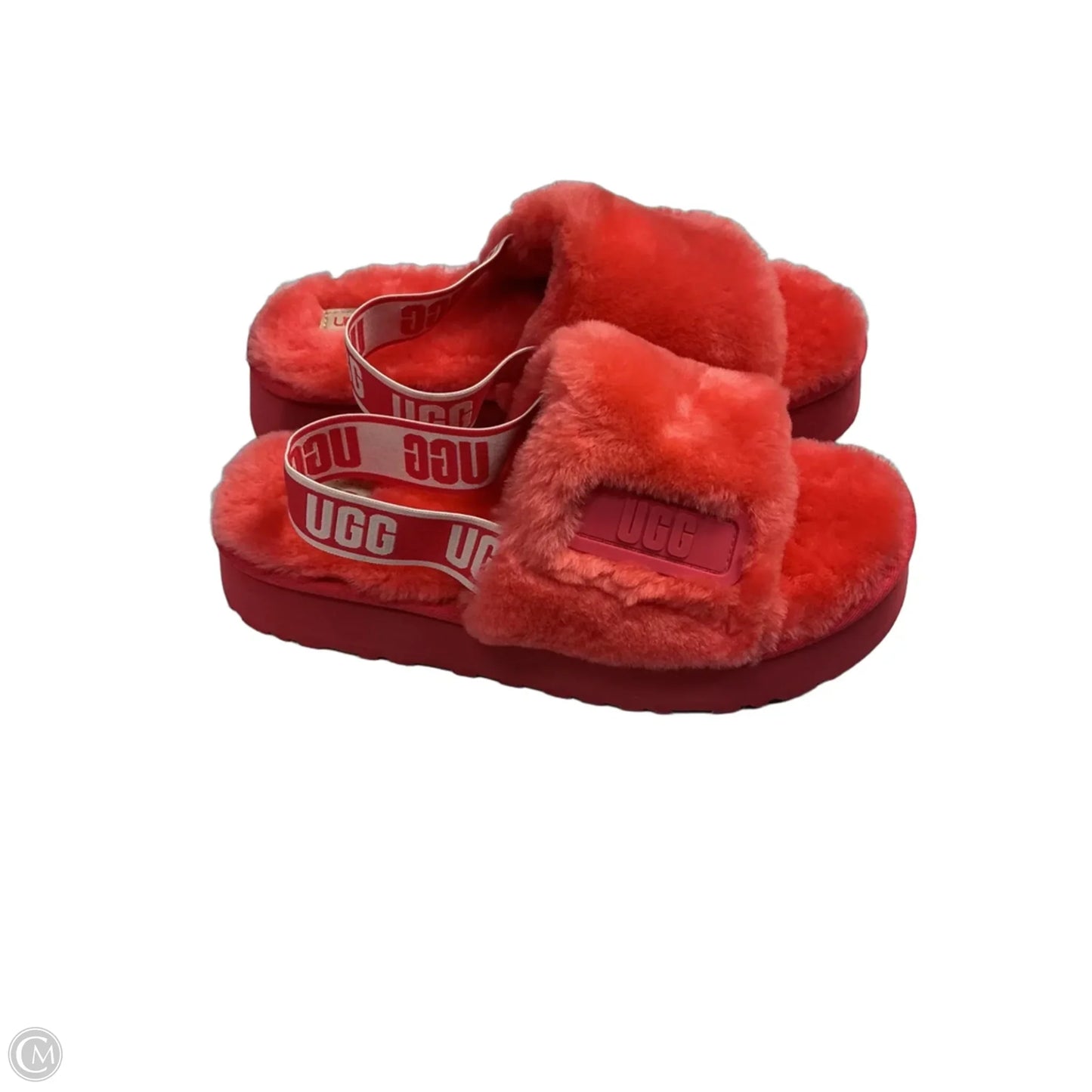 Sandals Designer By Ugg In Pink, Size: 11