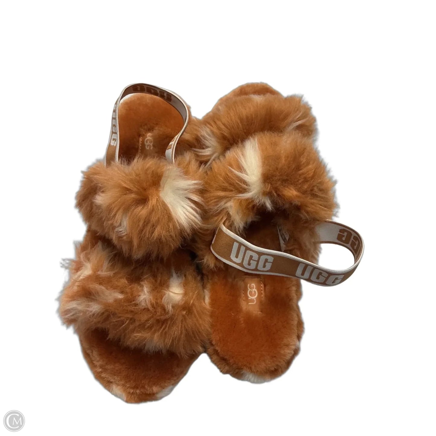Sandals Designer By Ugg In Brown, Size: 11