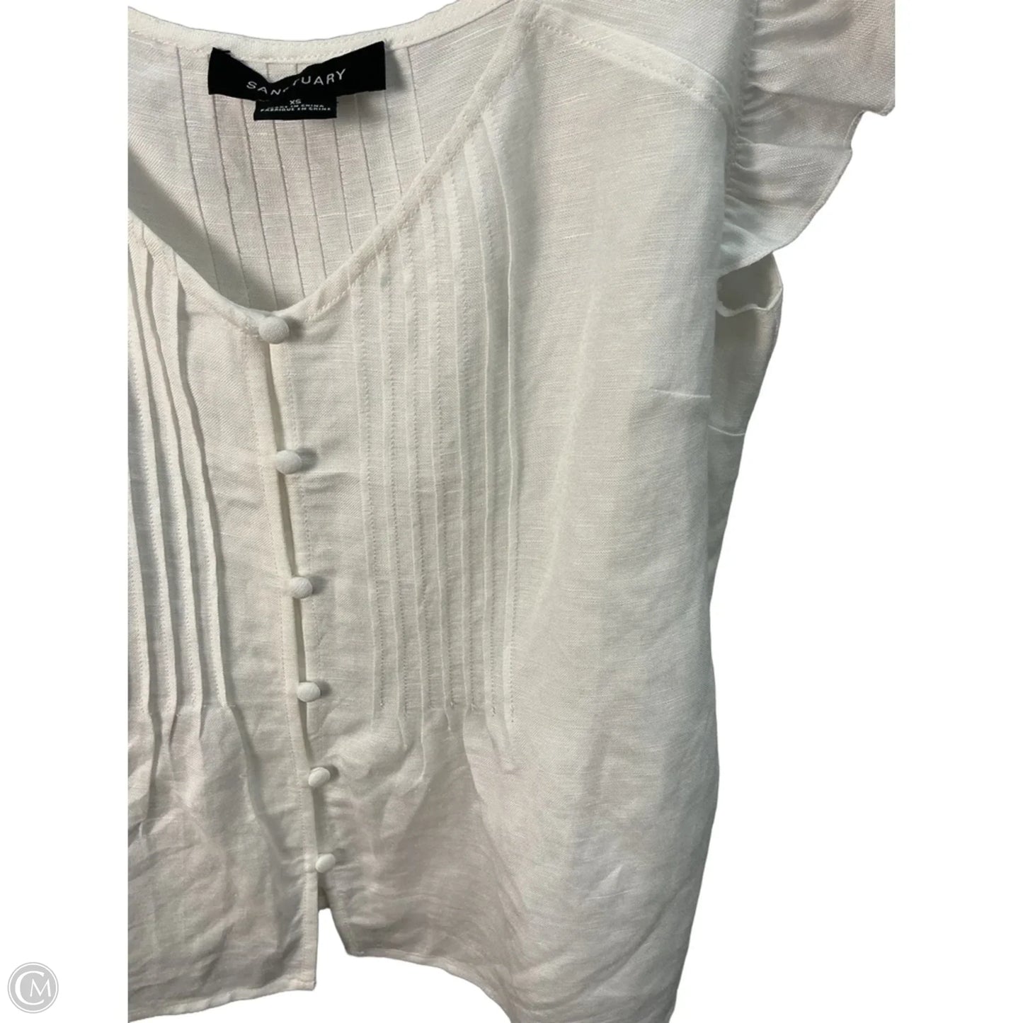 Top Sleeveless By Sanctuary In White, Size: Xs