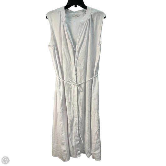 Dress Casual Maxi By Vince In White, Size: L