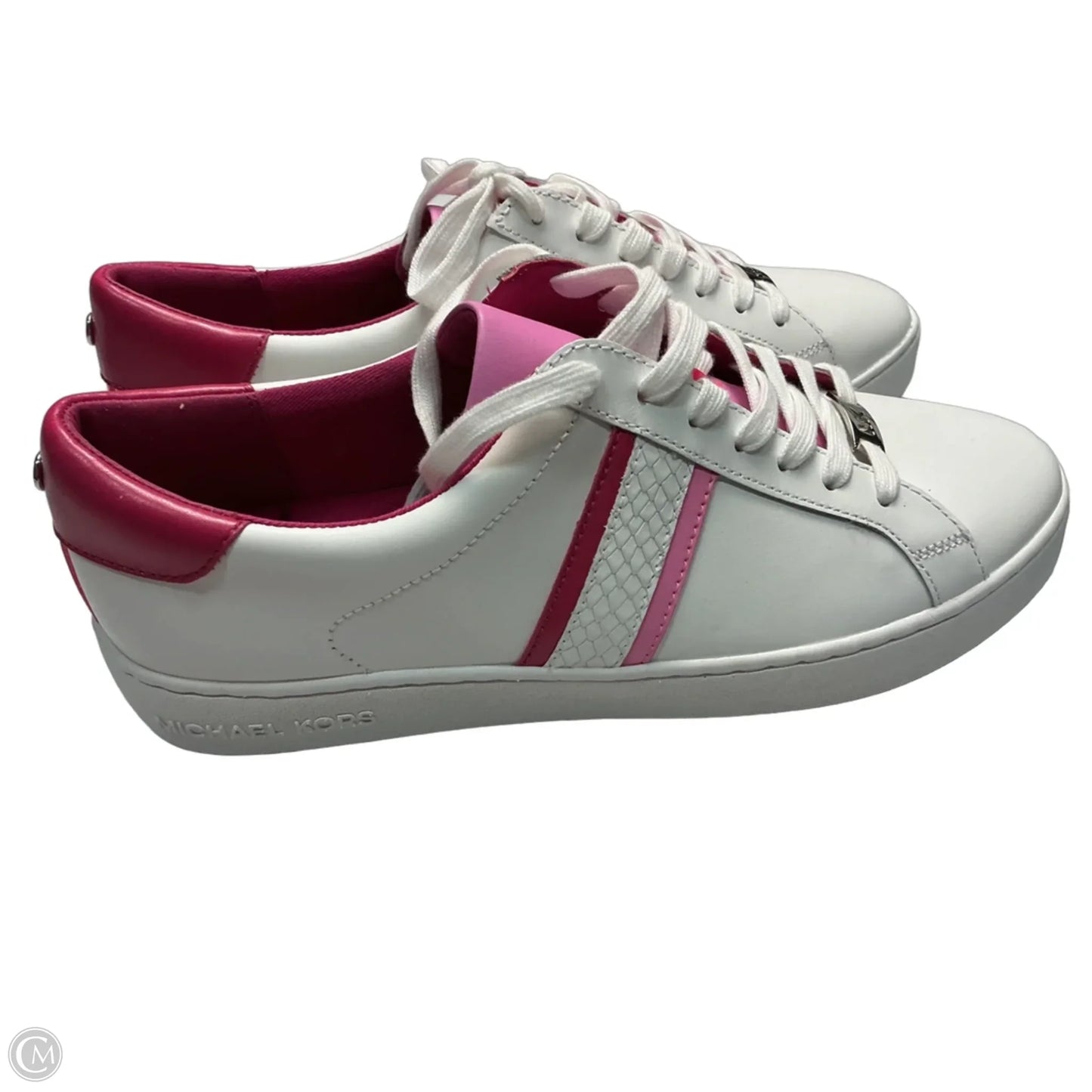 Shoes Sneakers By Michael By Michael Kors In Pink & White, Size: 11