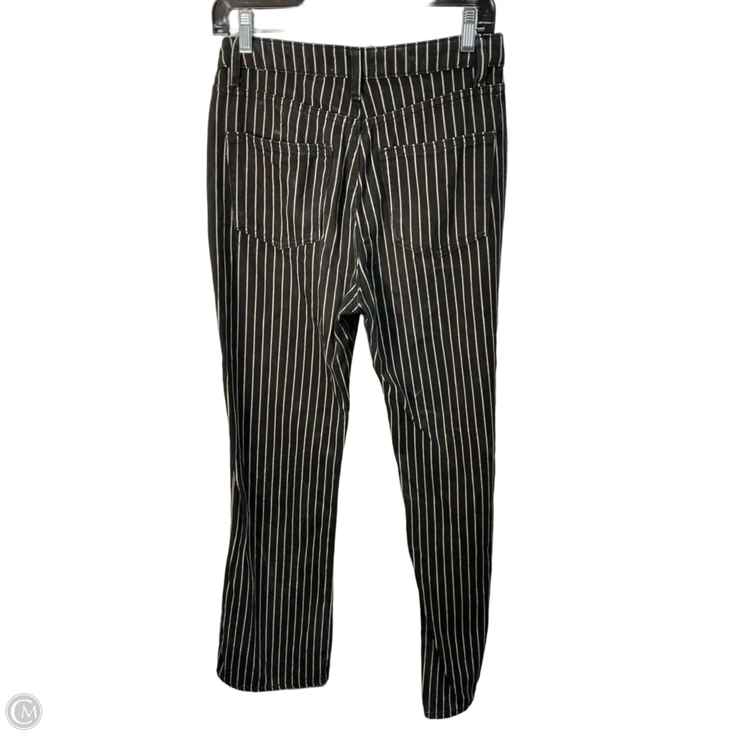 Jeans Wide Leg By Reformation In Black & White, Size: 4