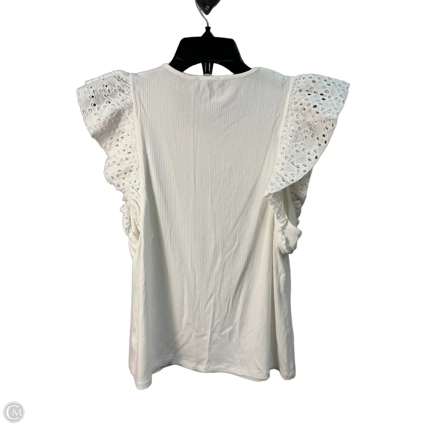 Top Sleeveless By Evereve In White, Size: Xl