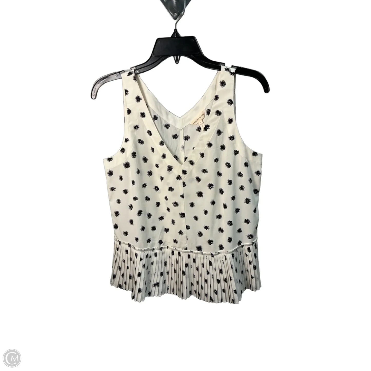 Top Sleeveless By Rebecca Taylor In Beige, Size: Xl