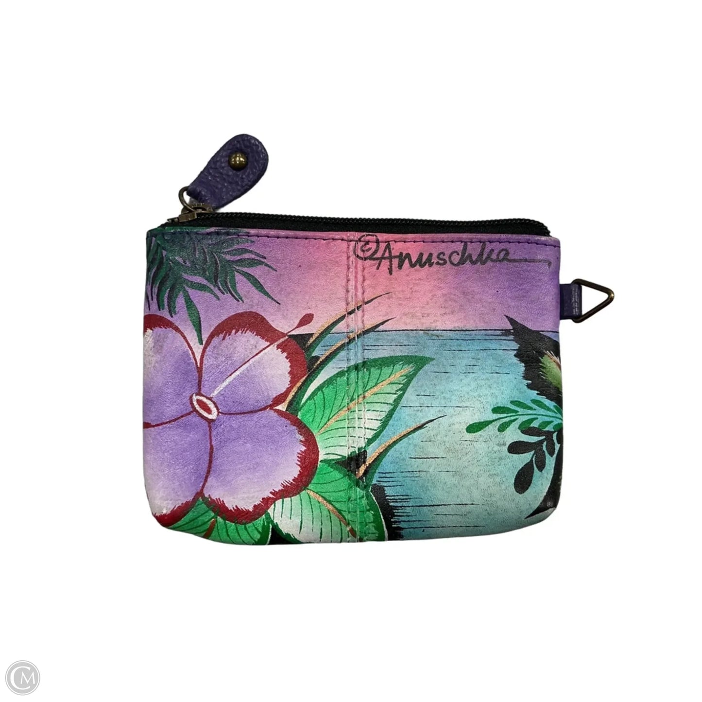 Coin Purse By Anuschka, Size: Small