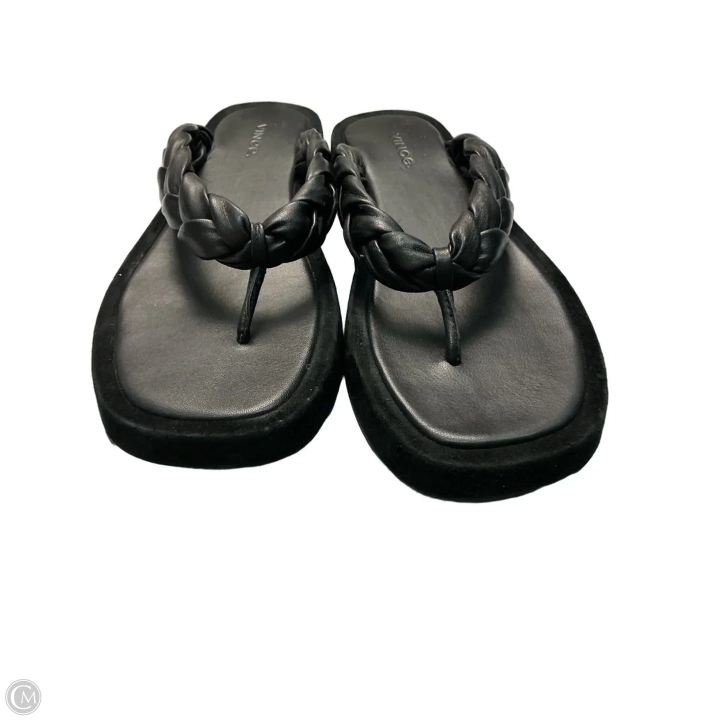 Shoes Flats By Vince In Black, Size: 9.5