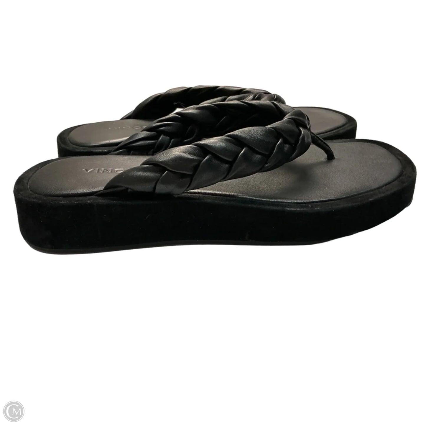 Shoes Flats By Vince In Black, Size: 9.5