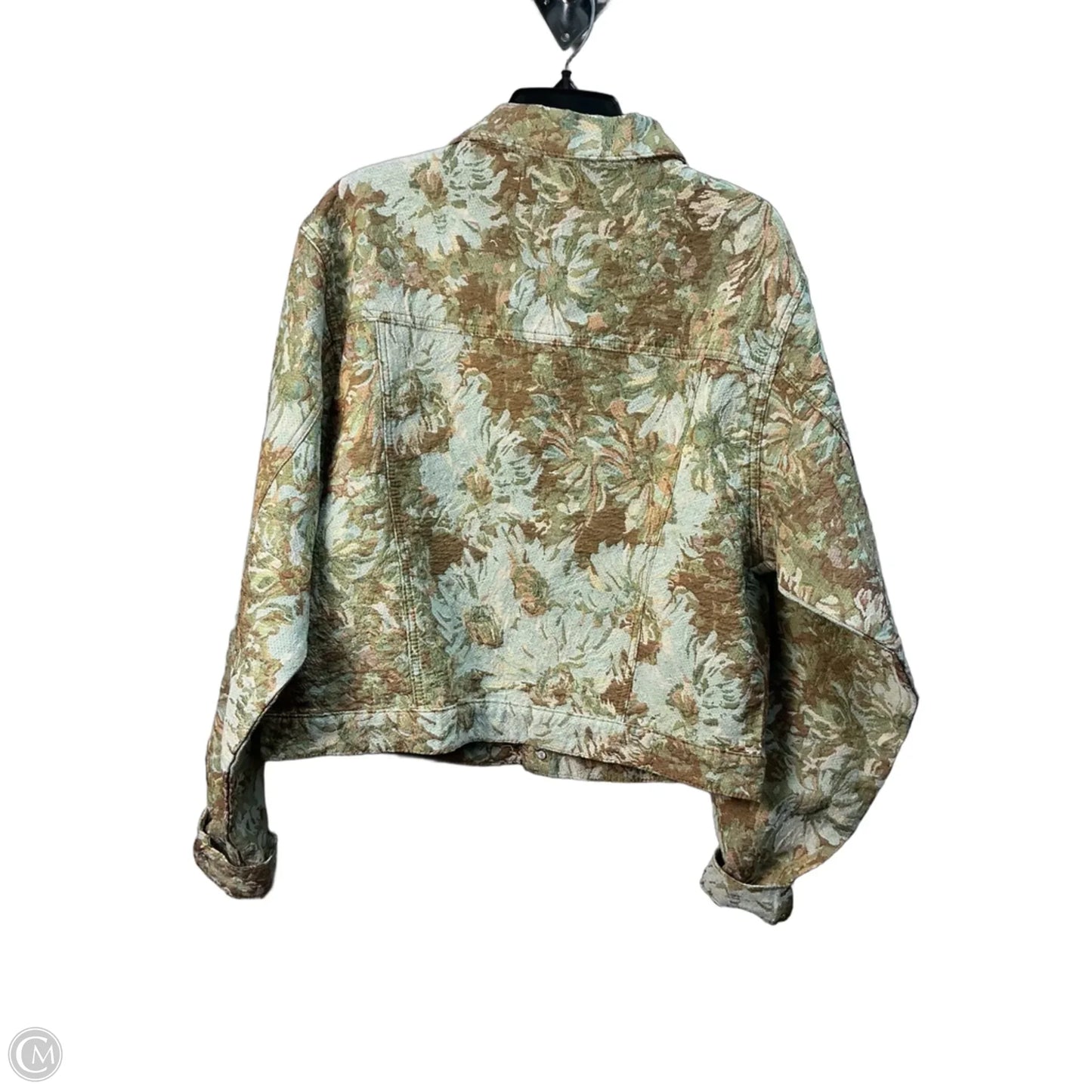Jacket Denim By Akira In Green, Size: L