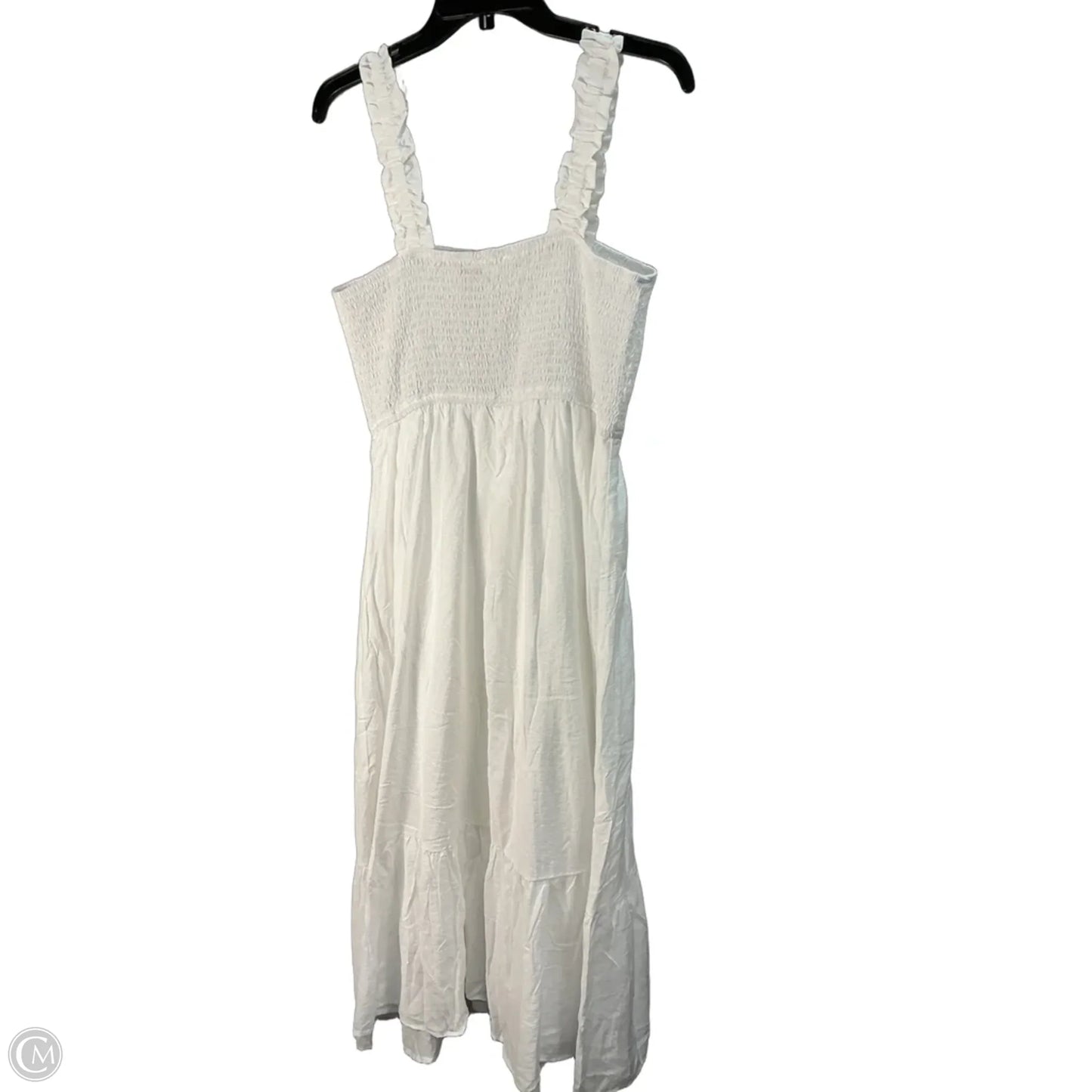 Dress Casual Midi By Nordstrom In White, Size: M