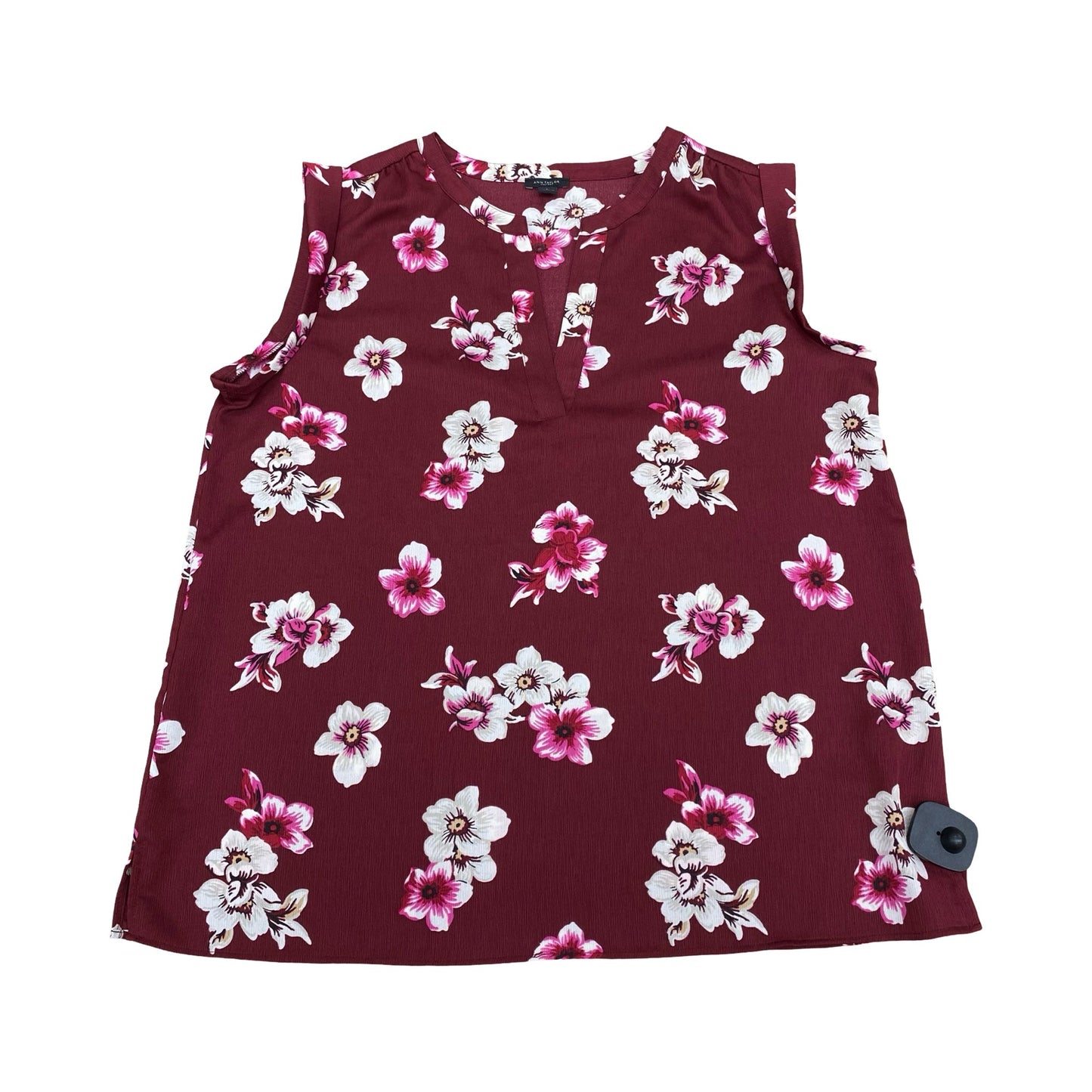 Top Sleeveless By Ann Taylor In Multi, Size:L