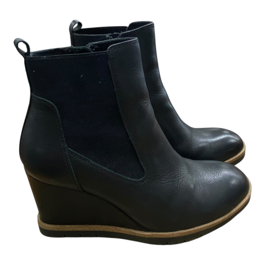 Boots Ankle Heels By Sofft In Black, Size:7.5
