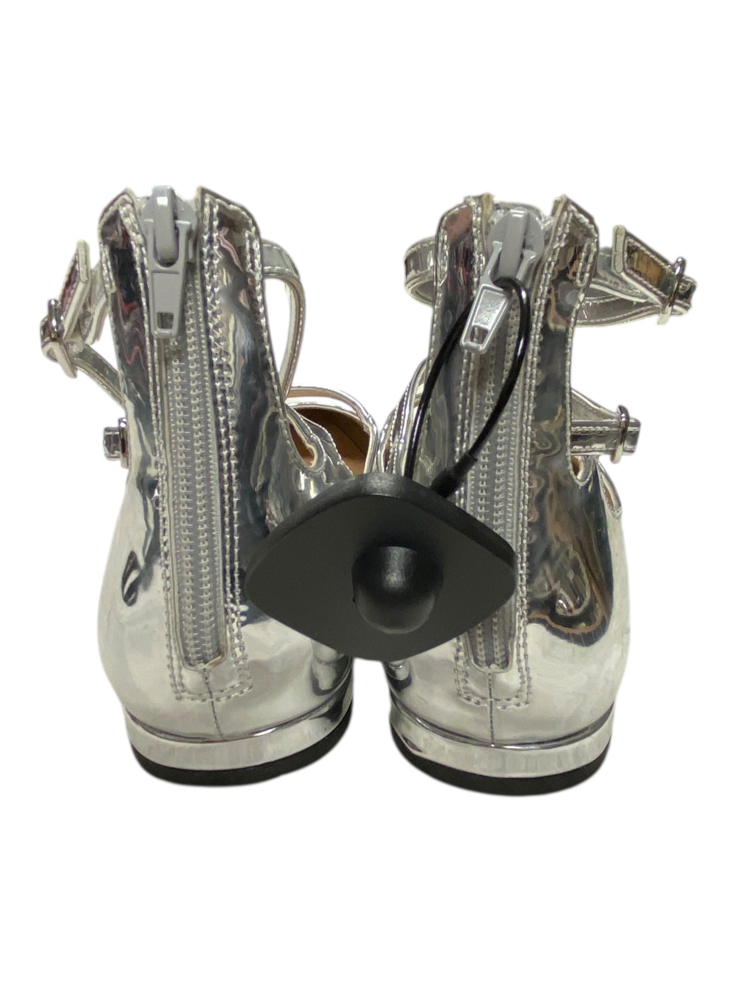 Shoes Flats By Inc In Silver, Size:7