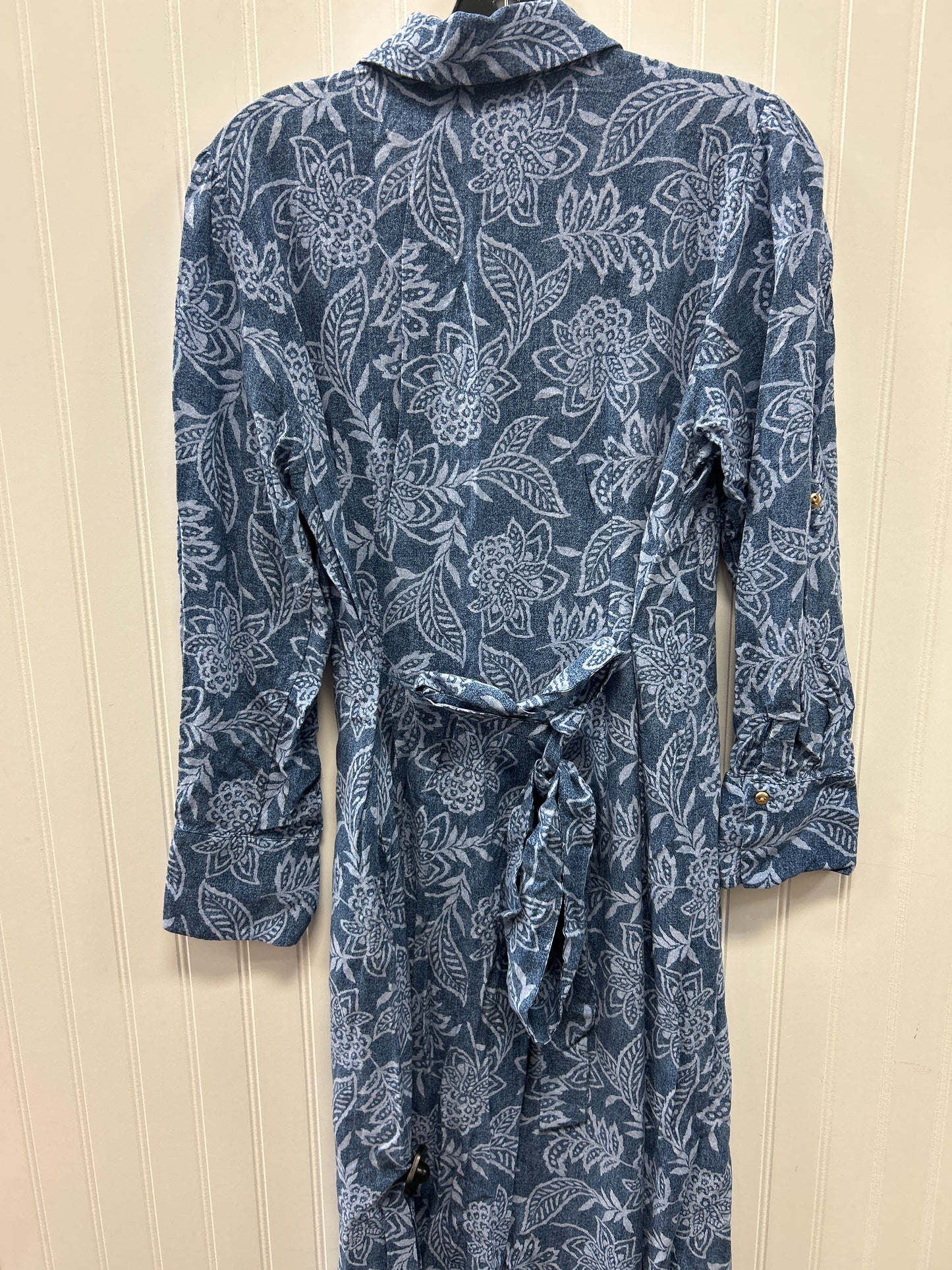 Dress Casual Maxi By Msk In Blue, Size:L