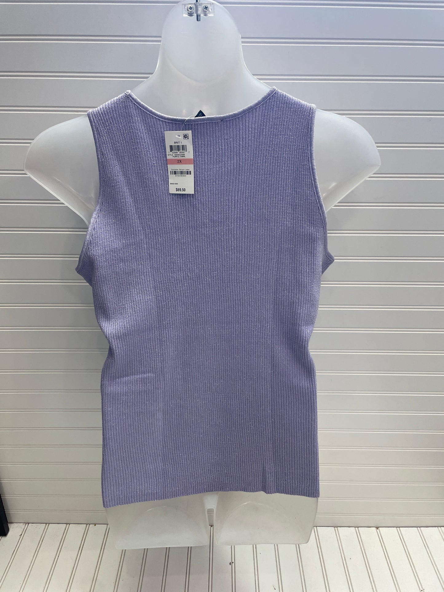 Top Sleeveless By Inc  Size: 2x