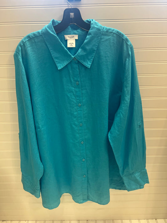 Blouse Long Sleeve By Kate Hill  Size: 3x