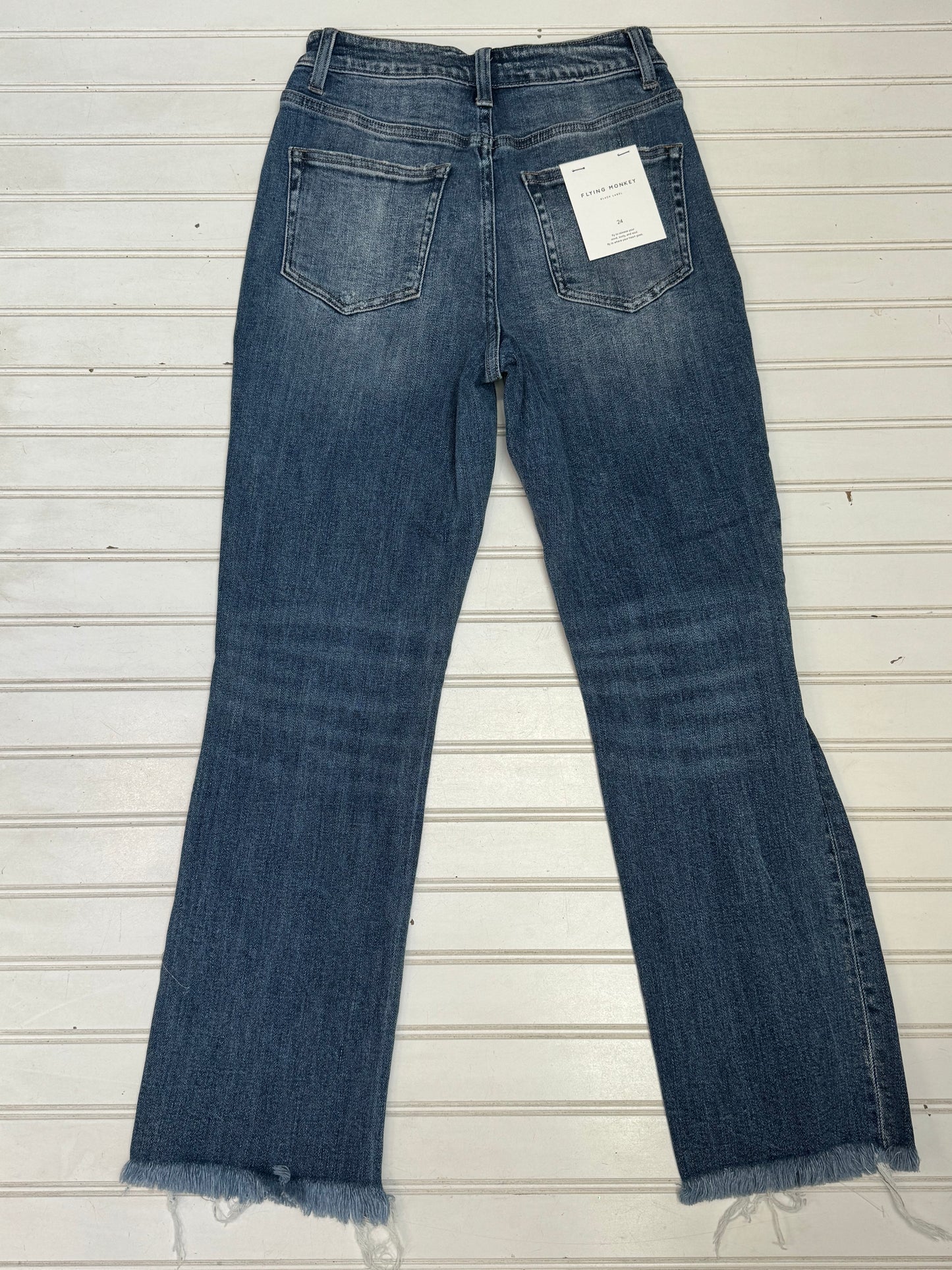 Blue Denim Jeans Straight Flying Monkey, Size 0