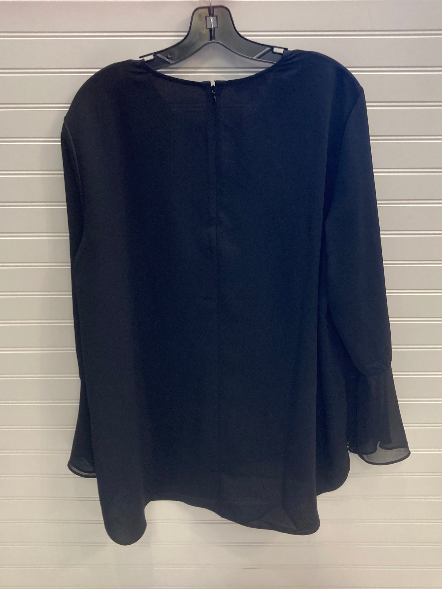 Black Top Long Sleeve Alfani, Size Xl