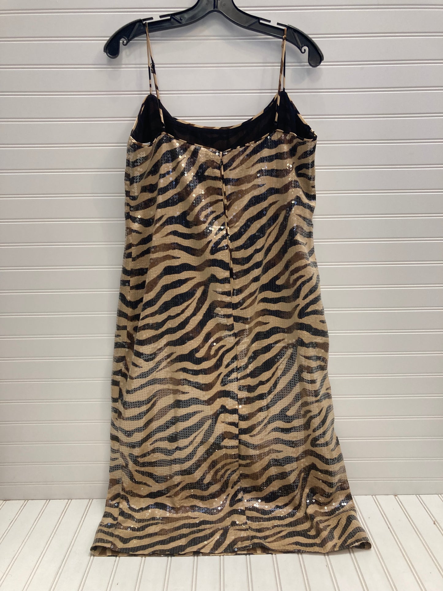 Animal Print Dress Party Midi J. Crew, Size 12