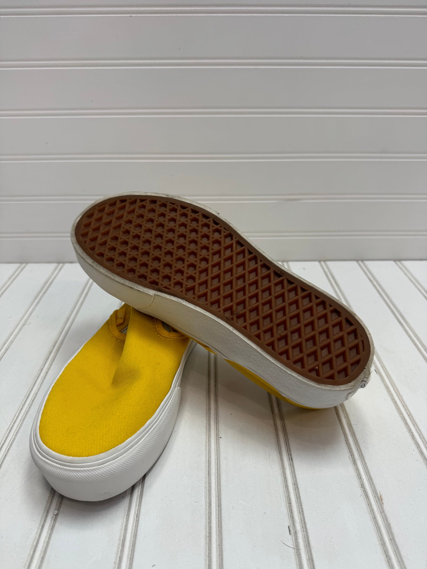 Yellow Shoes Sneakers Vans, Size 8.5