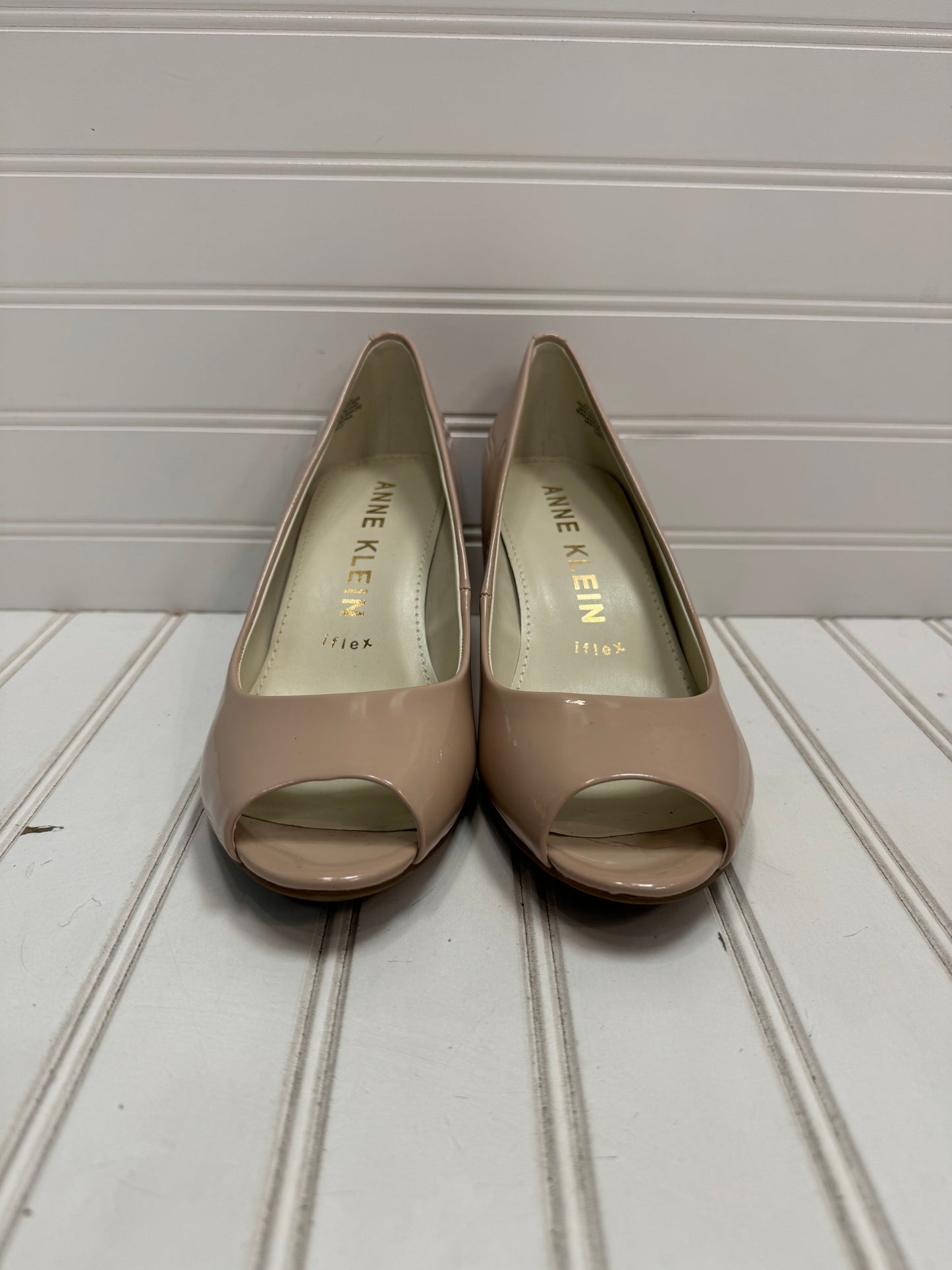 Shoes Heels Block By Anne Klein In Tan, Size: 7