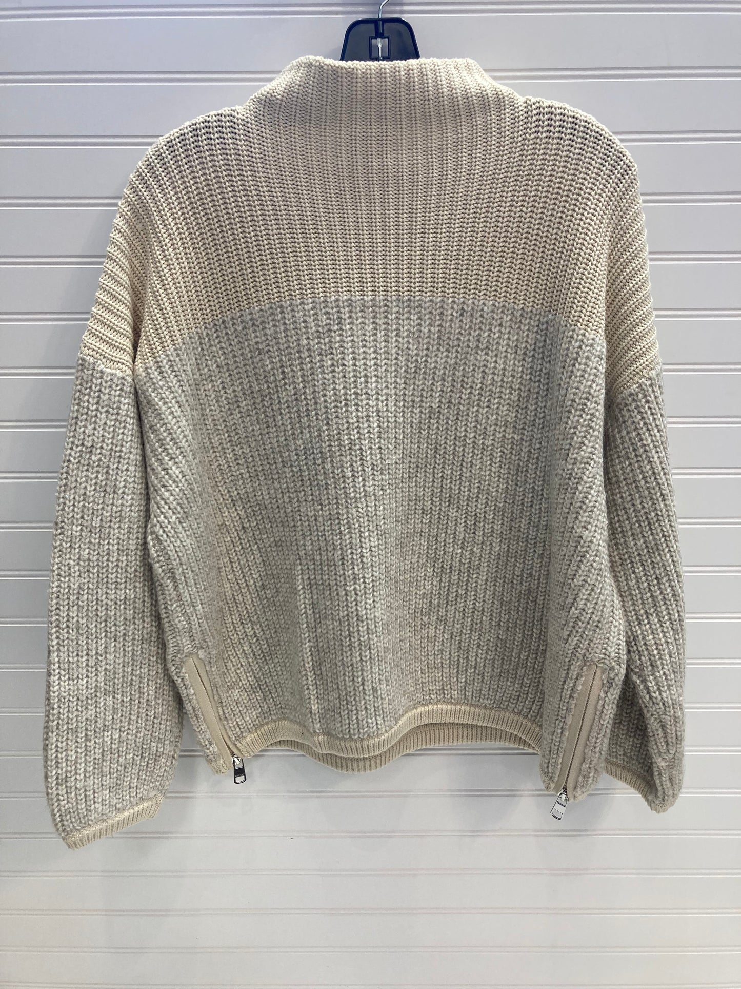 Sweater By Varley In Cream & Grey, Size: Xs