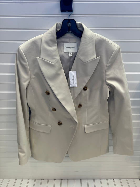 Blazer By Banana Republic In Beige, Size: 10