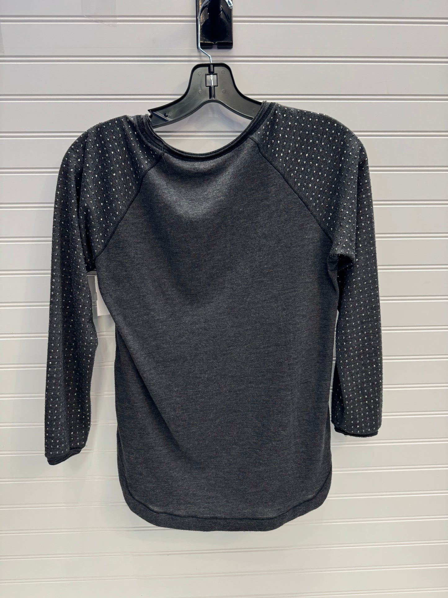 Top Long Sleeve By Rebecca Taylor In Grey, Size: Xs