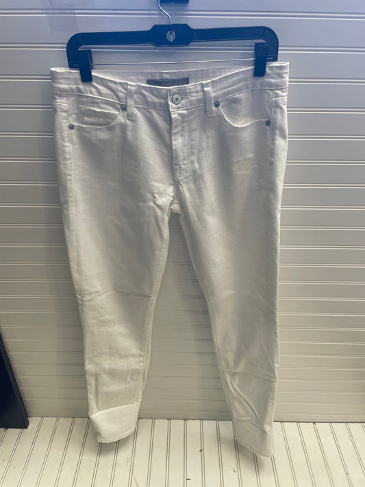 Jeans Straight By Vince In White, Size: 8