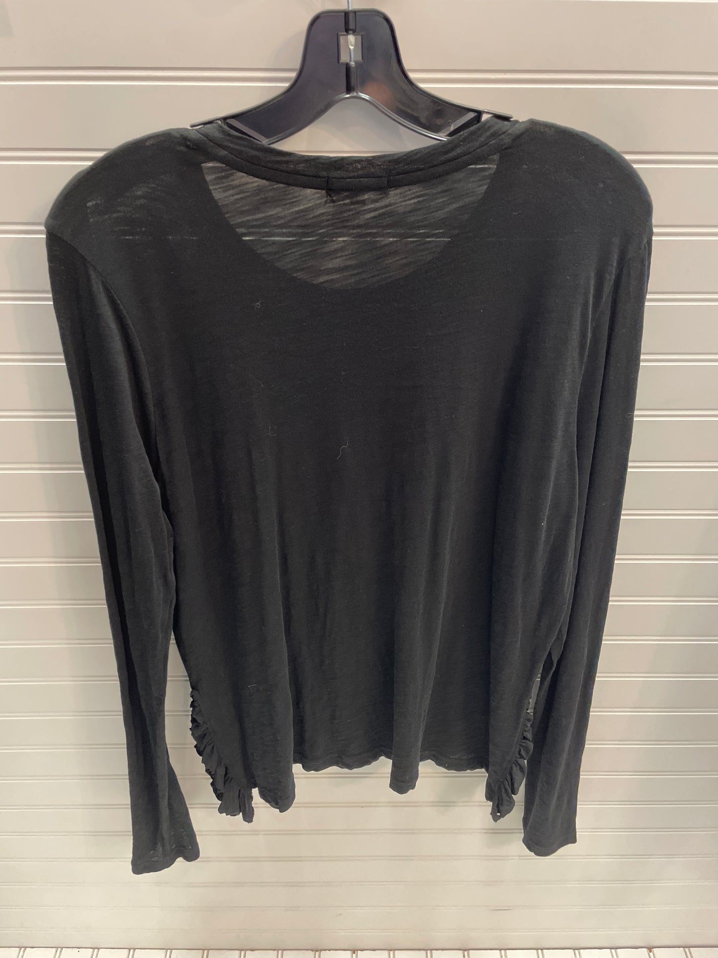 Top Long Sleeve By Goldie In Black, Size: L