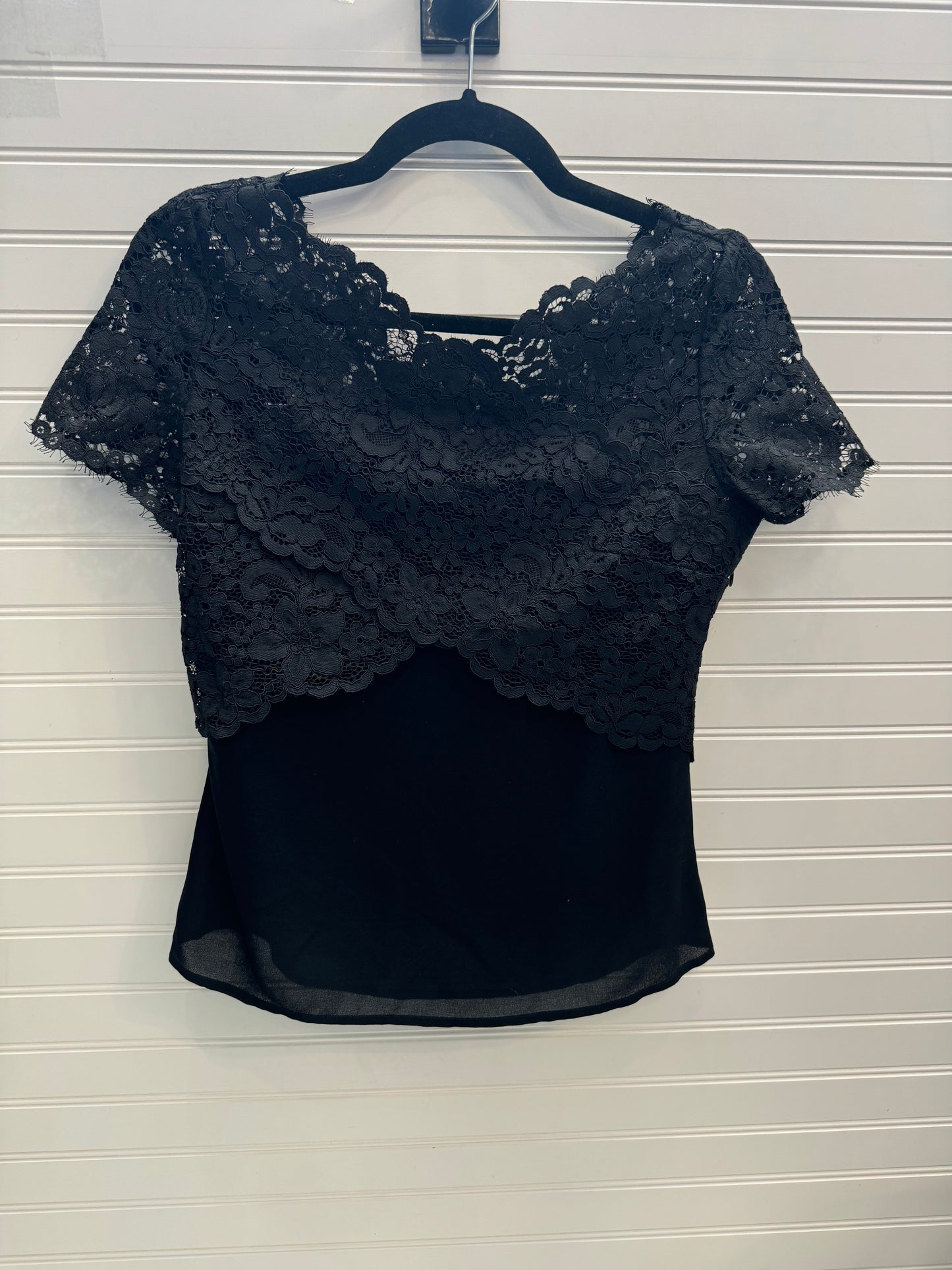 Top Short Sleeve By The Kooples In Black, Size: S