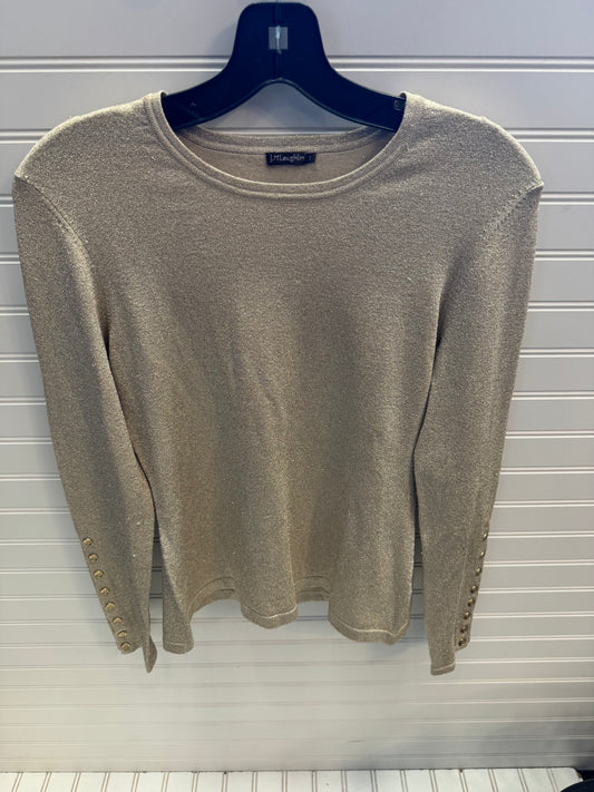 Top Long Sleeve By J Mclaughlin In Gold, Size: S