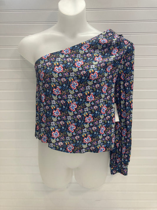 Top Long Sleeve By Frame In Floral Print, Size: L