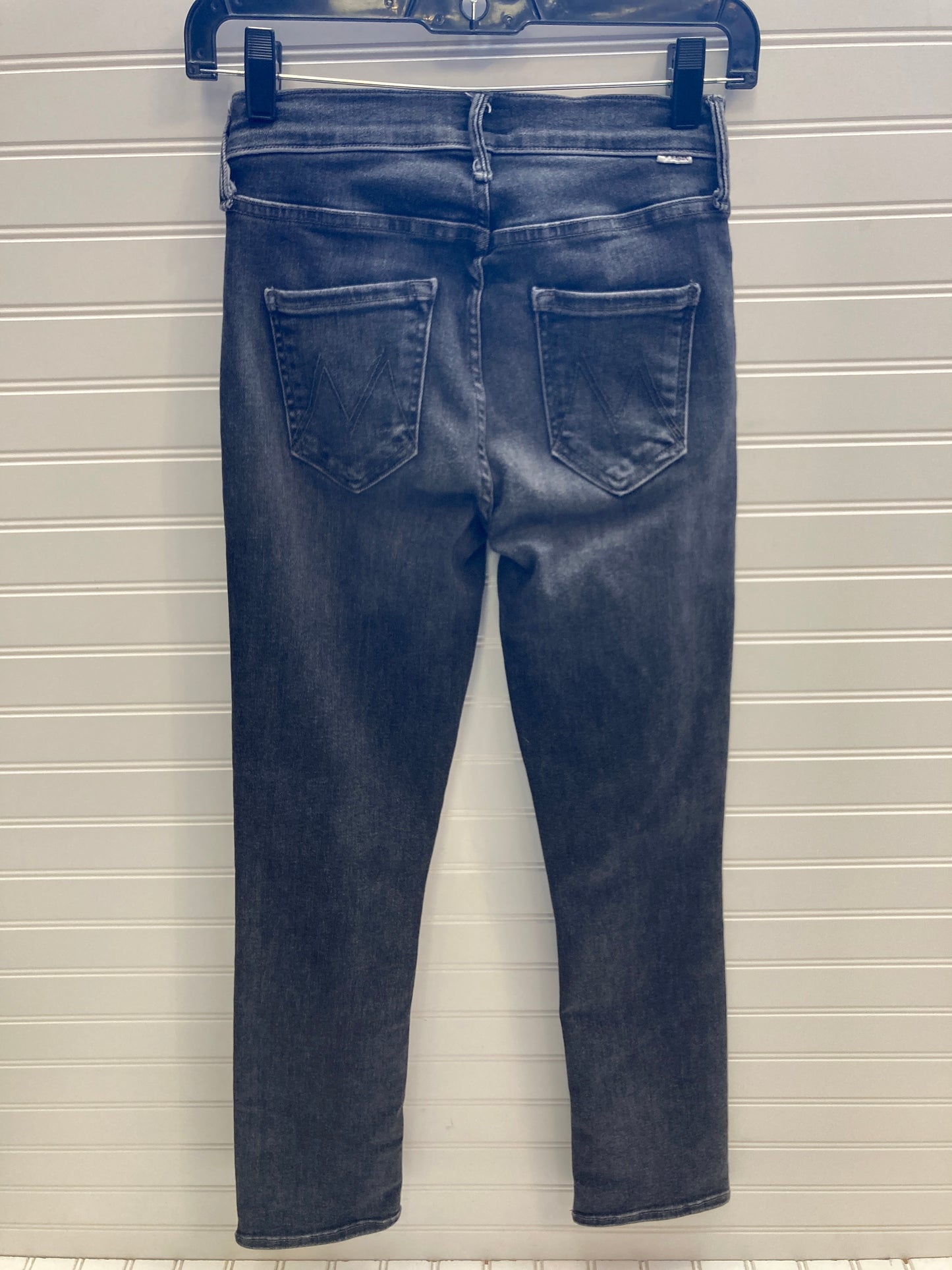 Jeans Skinny By Mother In Black Denim, Size: 2