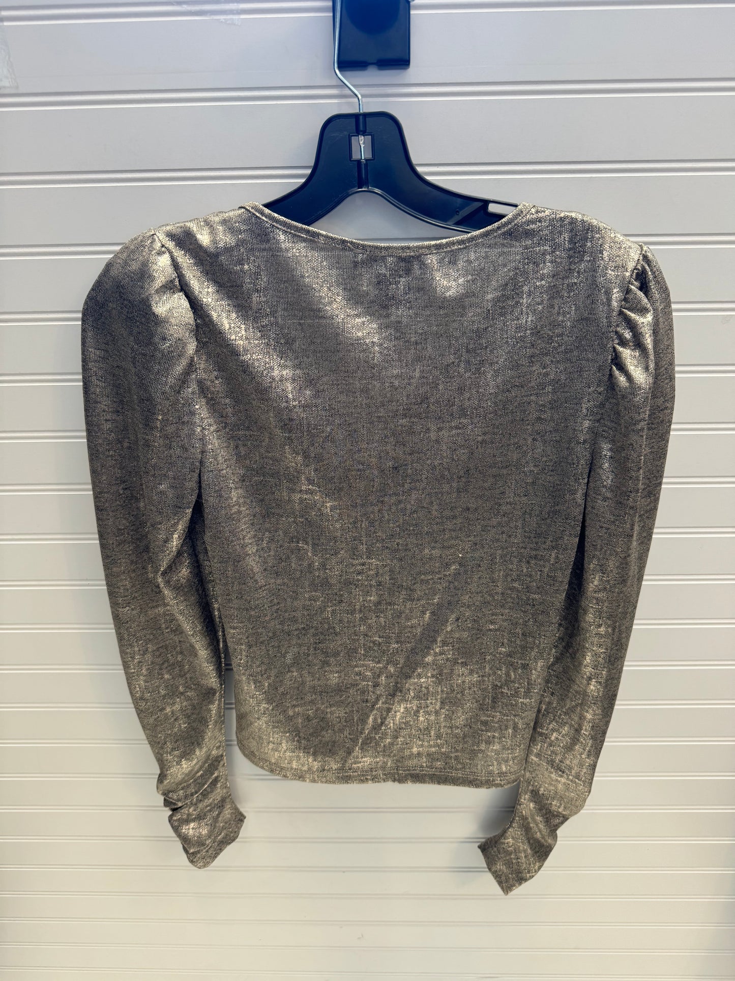 Top Long Sleeve By Rachel Zoe In Gold, Size: S