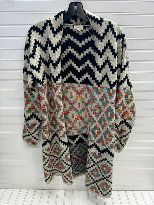 Sweater Cardigan By Debut In Multi-colored, Size: L