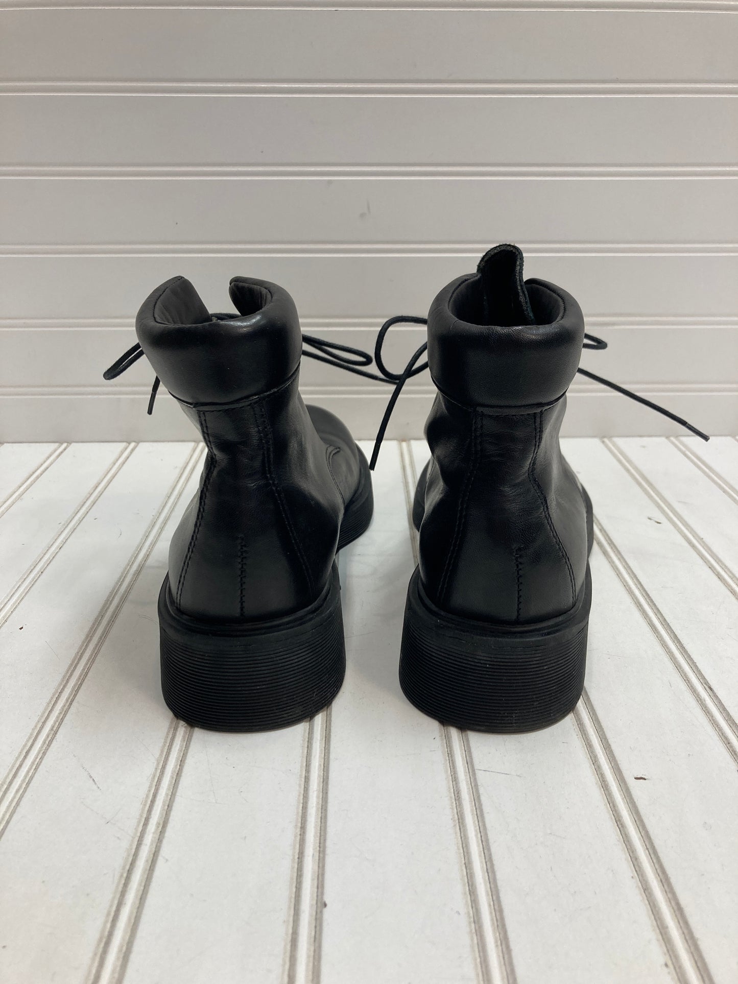 Boots Ankle Heels By Nine West In Black, Size: 9.5