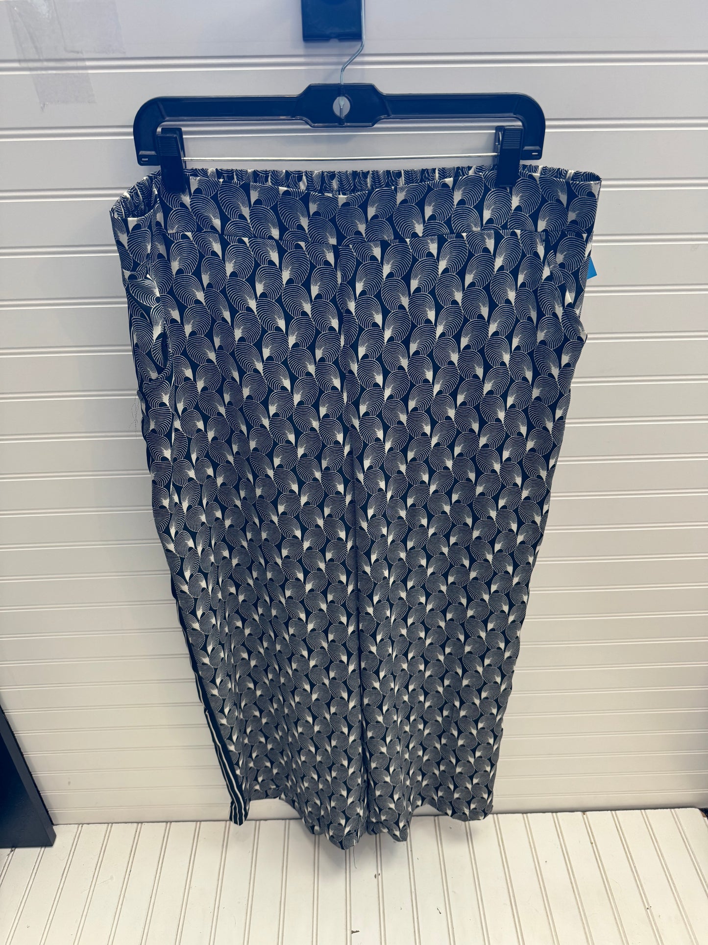 Pants Wide Leg By Max Studio In Black & White, Size: 1x