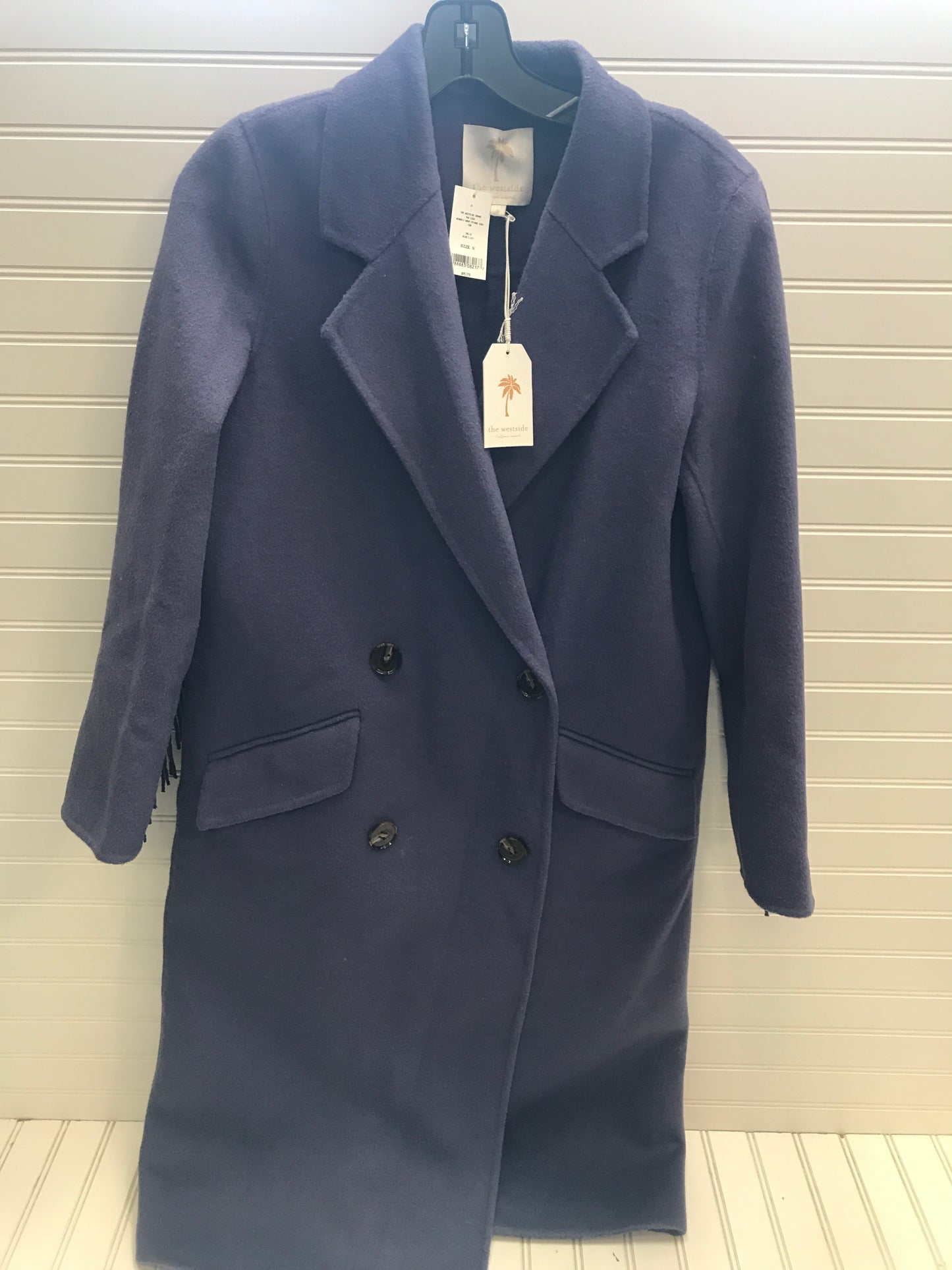 Coat Wool By The Westside In Purple, Size: S