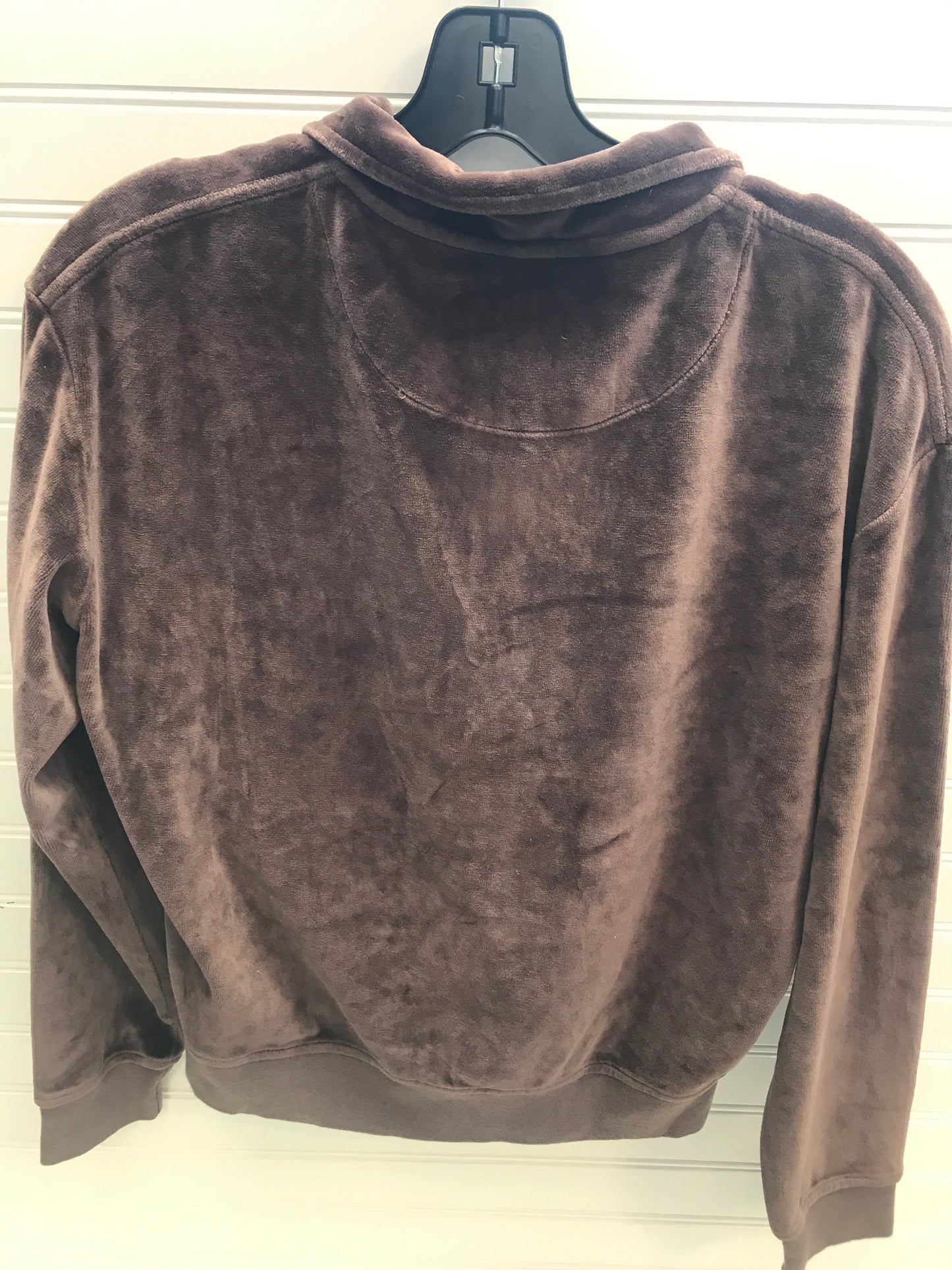 Top Long Sleeve By WSLY In Brown, Size: Xxs