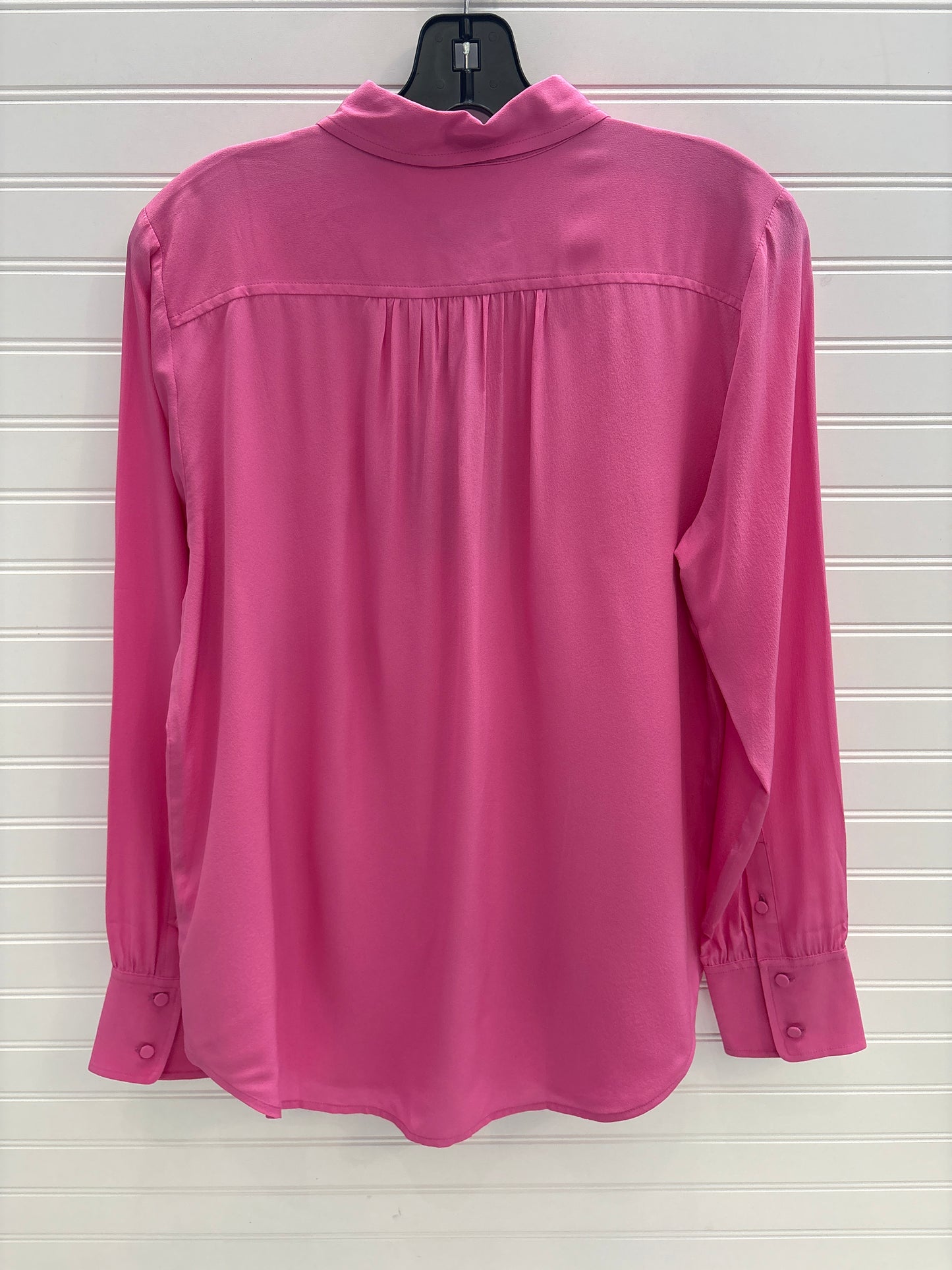 Blouse Long Sleeve By J. Crew In Pink, Size: 8