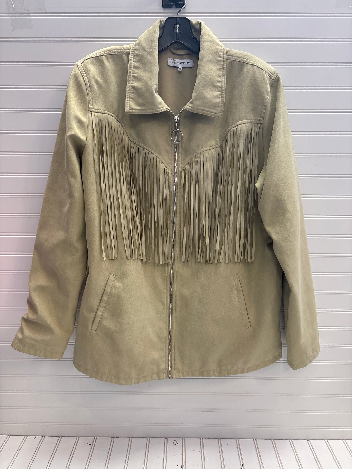 Jacket Other By We Wore What In Beige, Size: Xl