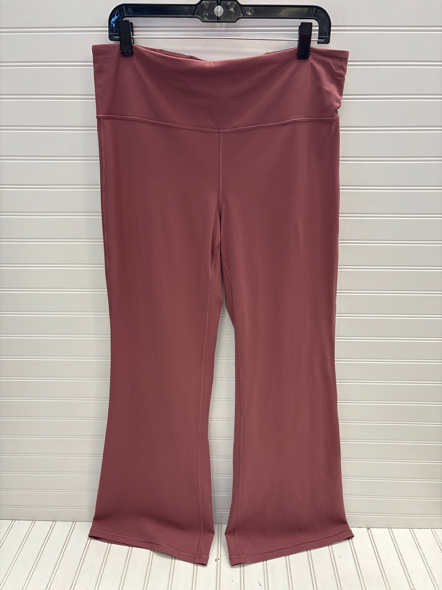 Athletic Pants By Athleta In Mauve, Size: Xl