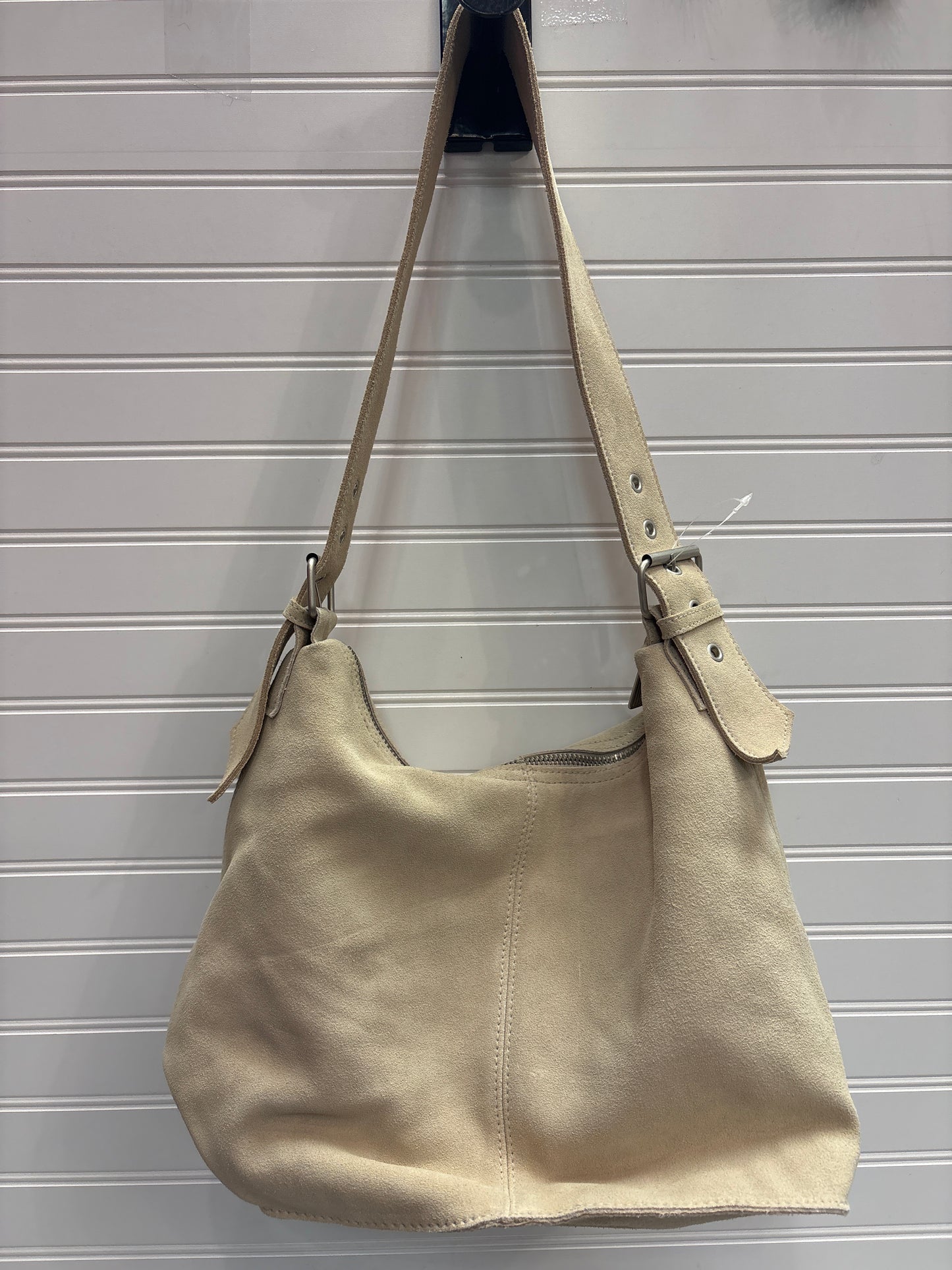 Handbag Leather By Gap, Size: Medium