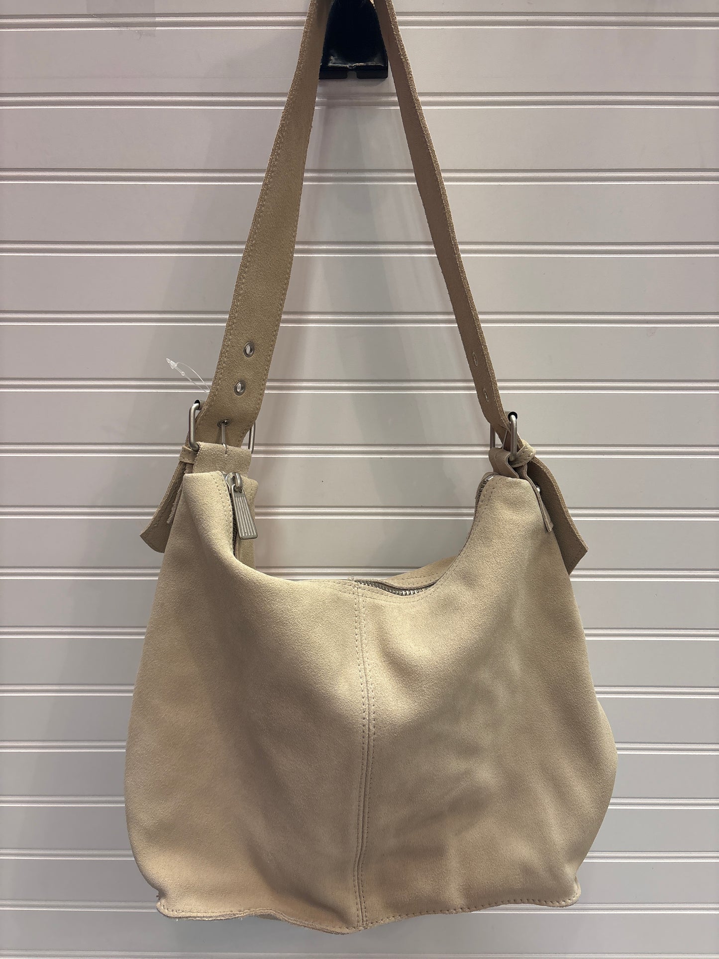 Handbag Leather By Gap, Size: Medium