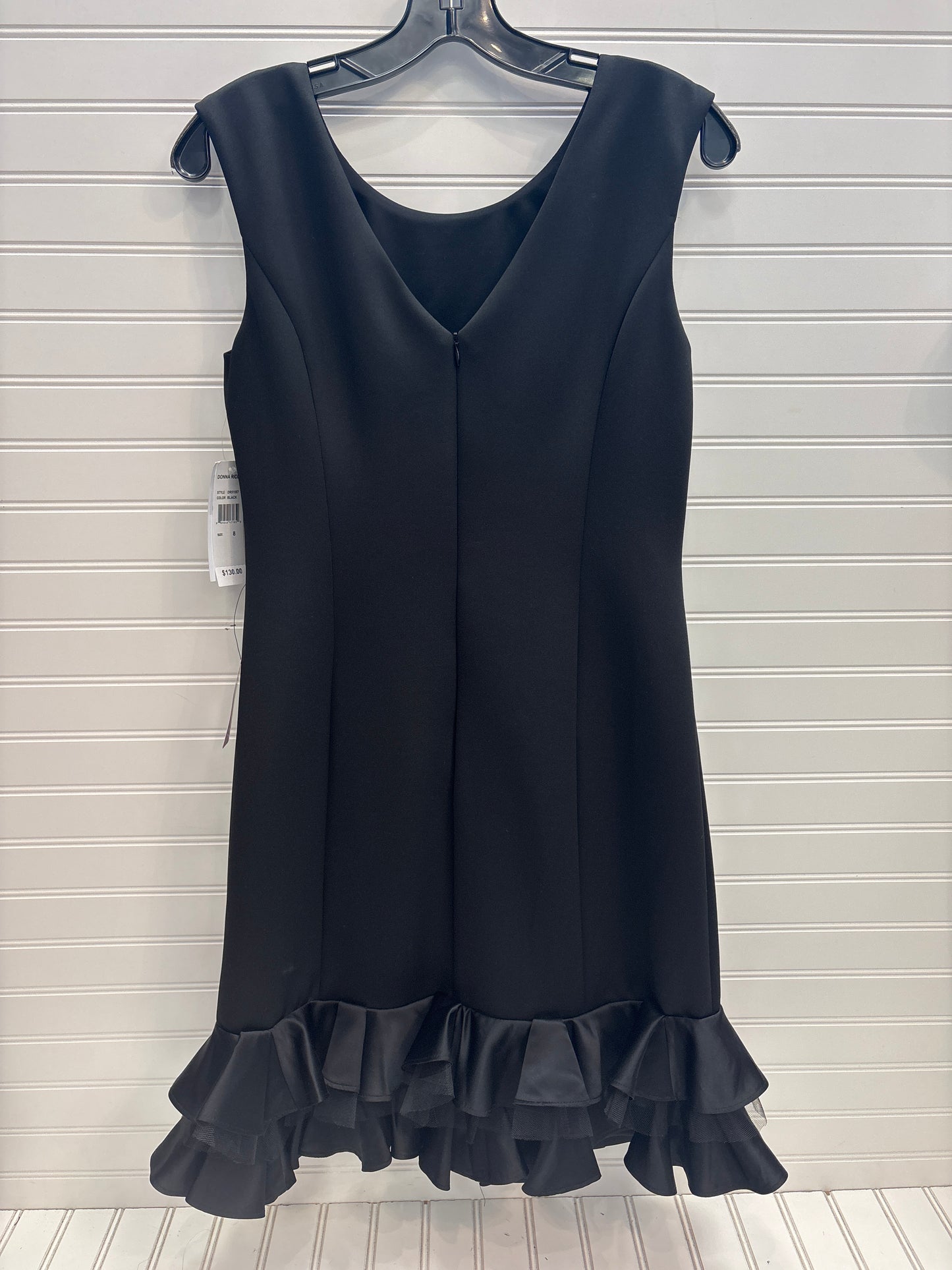 Dress Party Short By Donna Ricco In Black, Size: 8