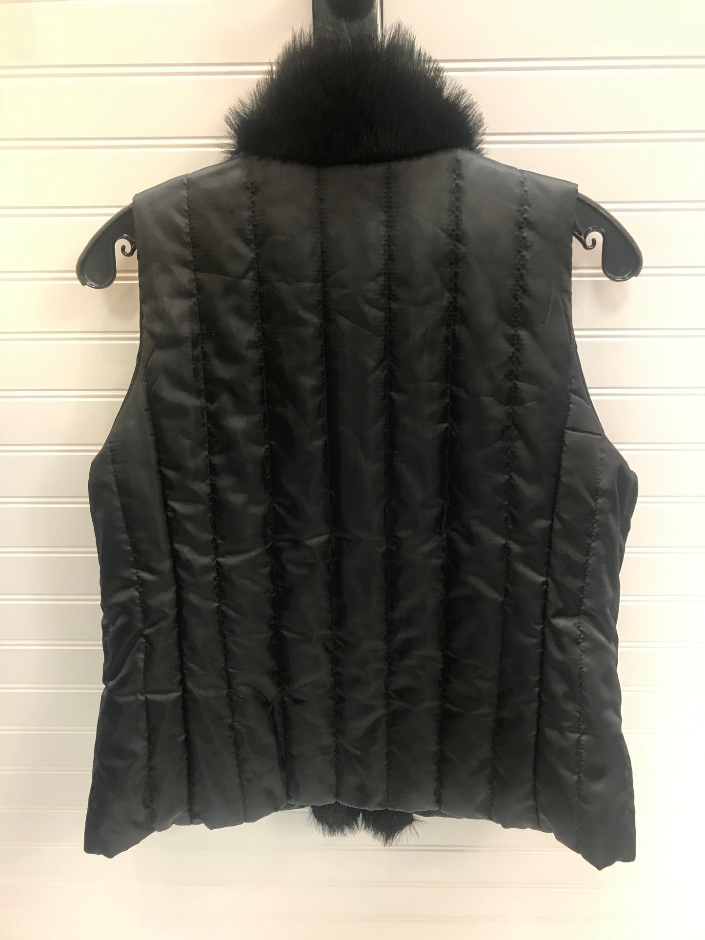 Vest Puffer & Quilted By Jones New York In Black, Size: Lp